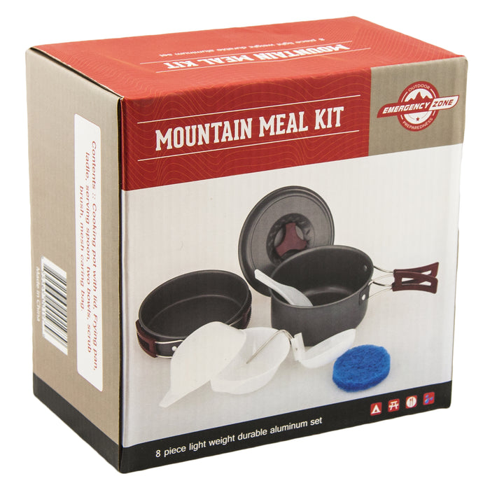 Packaging box for Mountain Meal Mess Kit by Emergency Zone