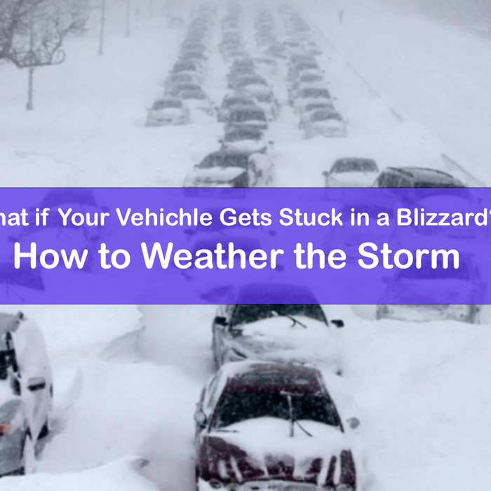 What if Your Vehicle Gets Stuck In a Blizzard? How to Weather The Storm.