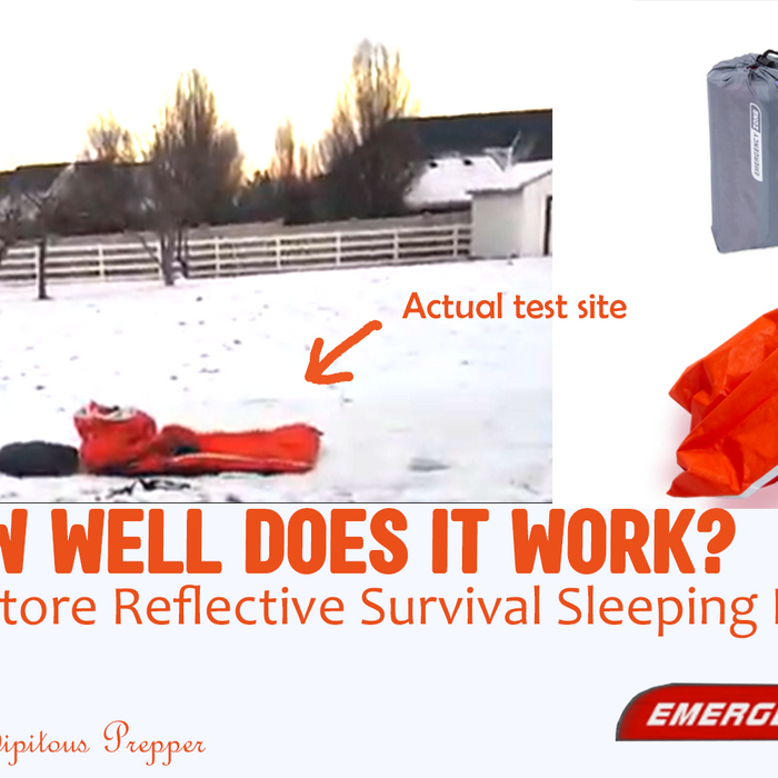 How Well Does it Work?  The HeatStore Reflective Survival Sleeping Bag Part 2 of 2