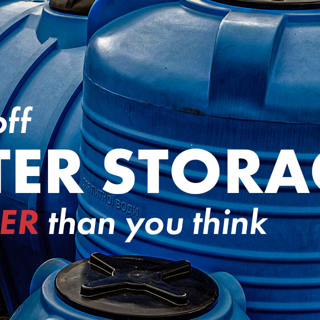 Putting off Water Storage? Storage is Easier than You Think