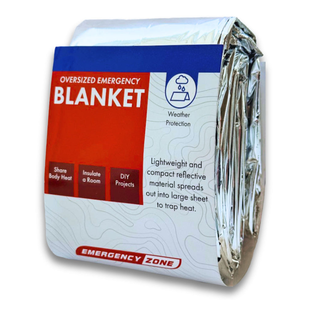 Oversized Emergency Survival Blanket - Perfect for 2-3 People
