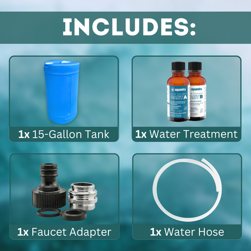 15 Gallon Water Storage Tank with Treatment