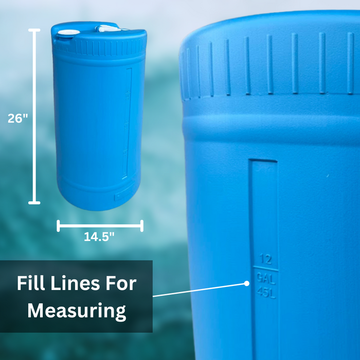 15 Gallon Water Storage Tank with Treatment