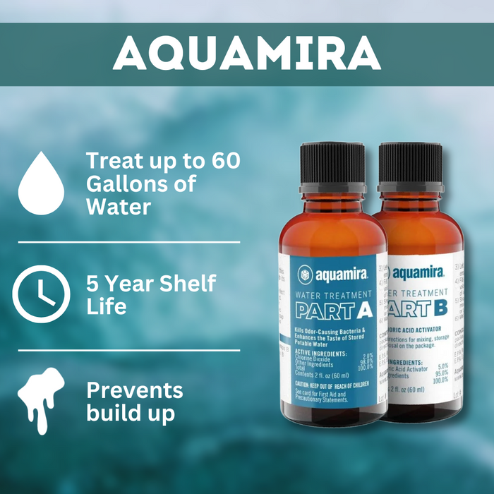 15 Gallon Water Storage Tank with Treatment