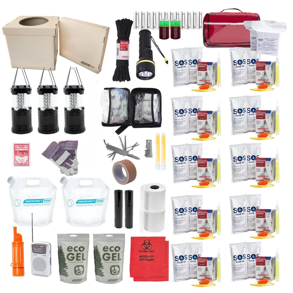 10 Person Office Lockdown Emergency Kit
