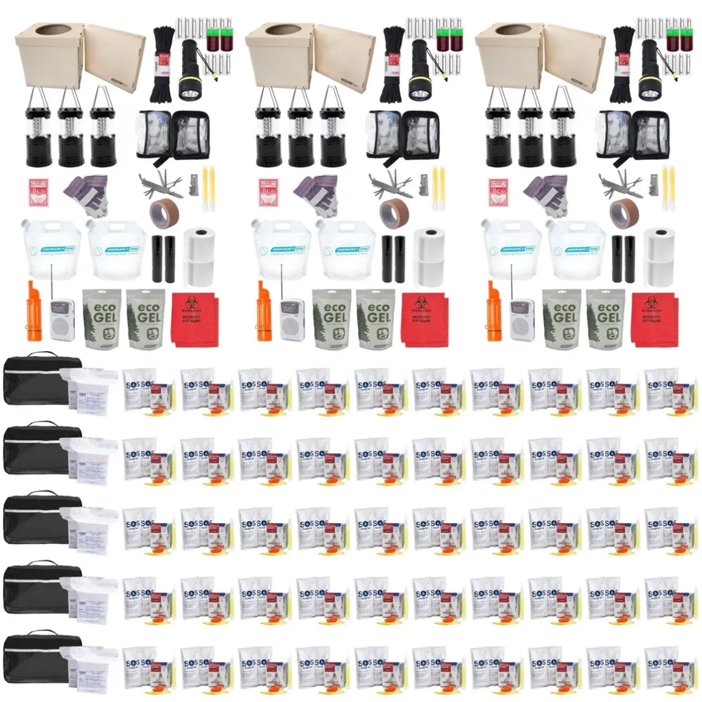 50 Person Office Lockdown Emergency Kit