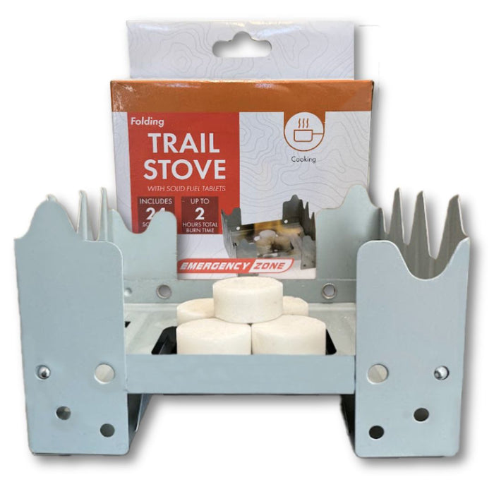 camping shop 24 Folding Stove with 24 Fuel Tablets — Emergency Zone