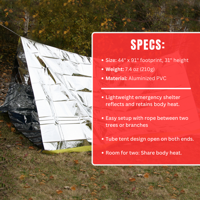 heat reflective tent 2 Person Reflective Tube Tent