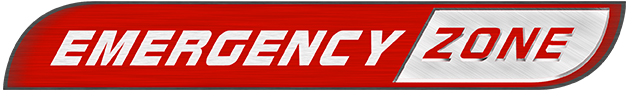The Logo of Emergency Zone - a supplier of emergency kits, bug out bags, long-term freeze dried food storage, water storage, and many other items for emergency preparedness