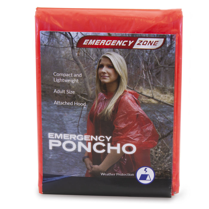 Adult Emergency Poncho - Emergency Zone