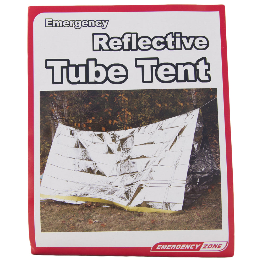 2 Person Reflective Emergency Tube Tent - Emergency Zone