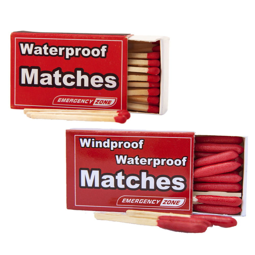 Waterproof Matches (10 boxes of 40 matches)