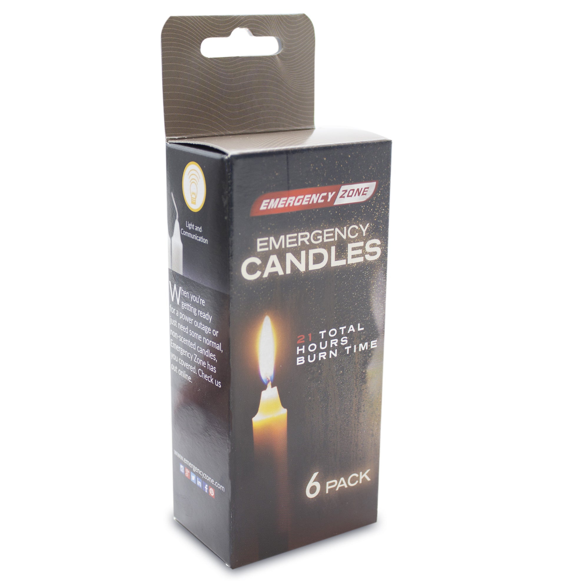 Emergency Candles 6 Pack — Emergency Zone