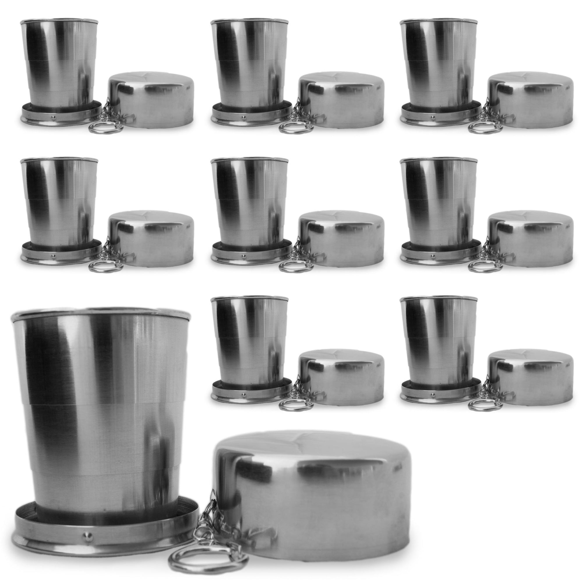 Collapsible Stainless Steel Cup — Emergency Zone
