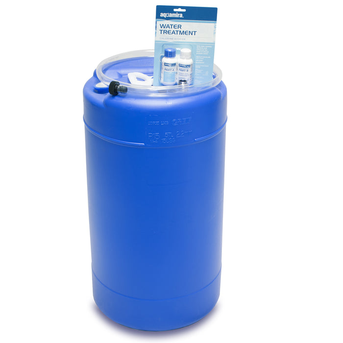 15 Gallon Water Storage Tank with Treatment - Emergency Zone