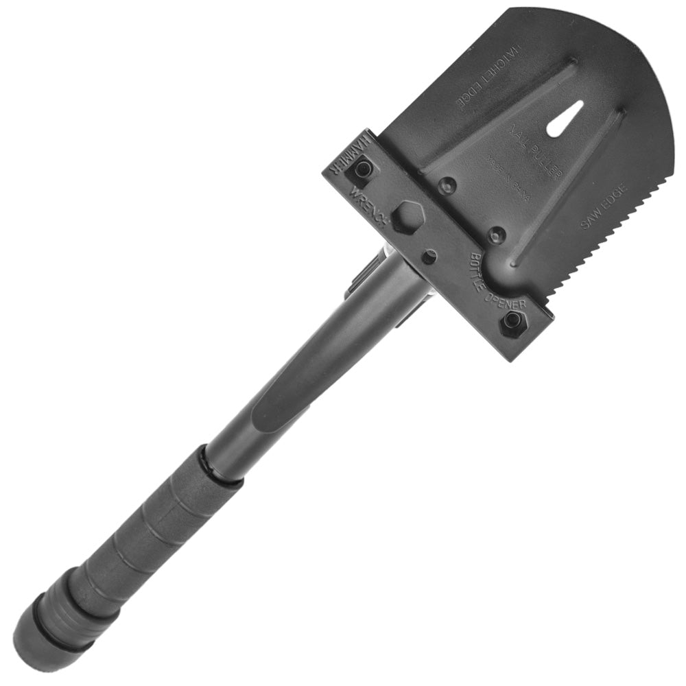 Compact Multi-Function Folding Shovel Survival 11-in-1 Tool