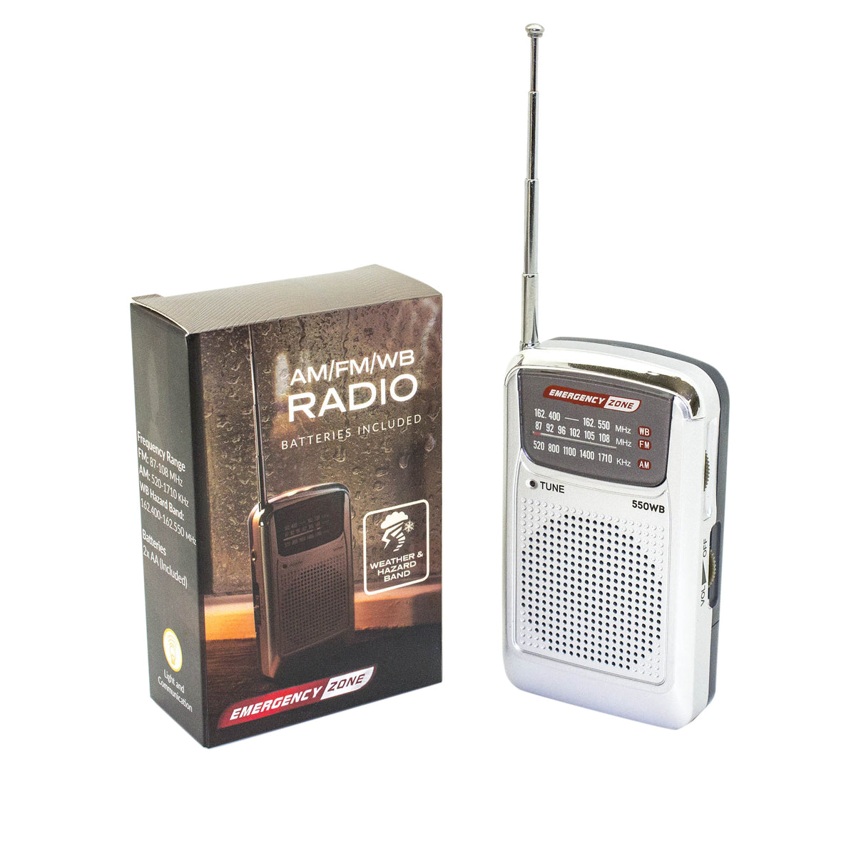 AM/FM Weather Band Radio — Emergency Zone