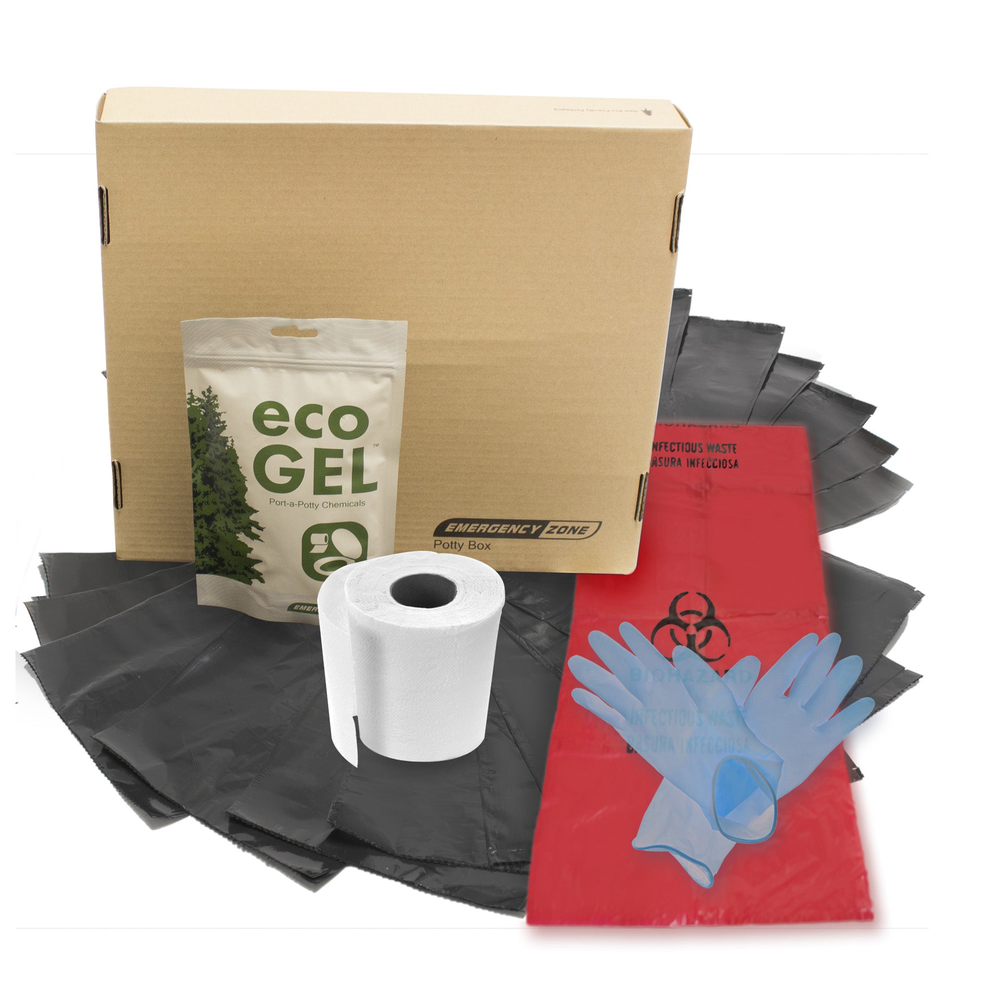 Complete Toilet Set - Potty Box — Emergency Zone