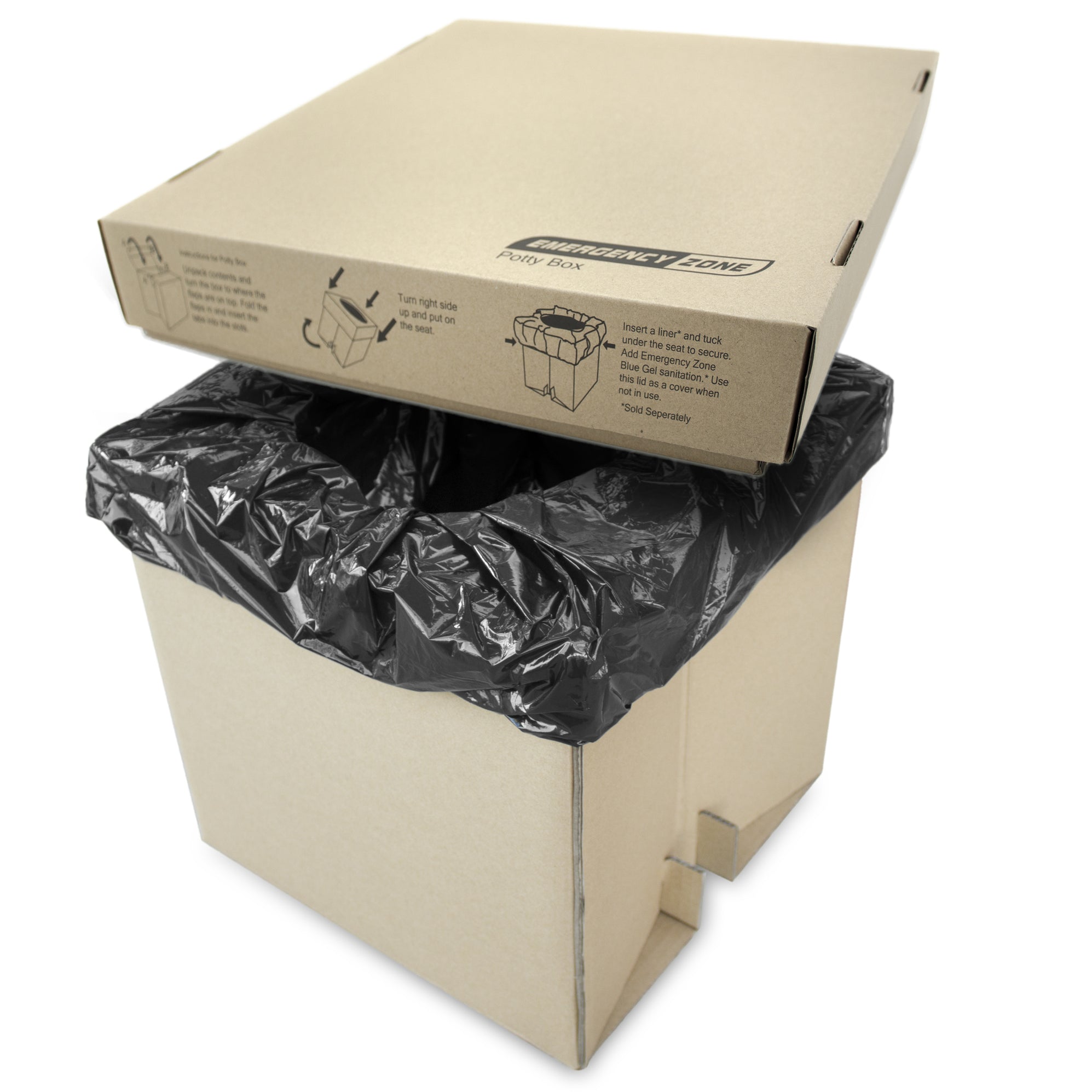 Complete Toilet Set - Potty Box — Emergency Zone