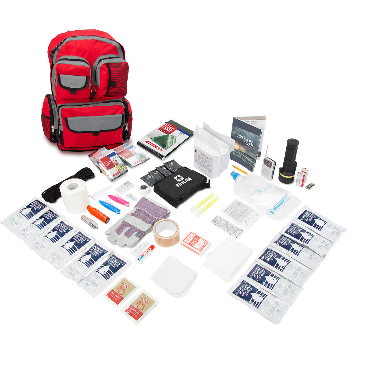 Family Prep 72 Hour Survival Kit - 2 Person — Emergency Zone