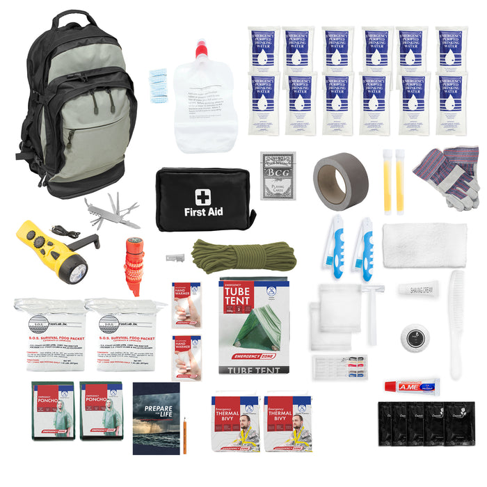 Deluxe Urban Survival Kit - Tactical Backpack — Emergency Zone