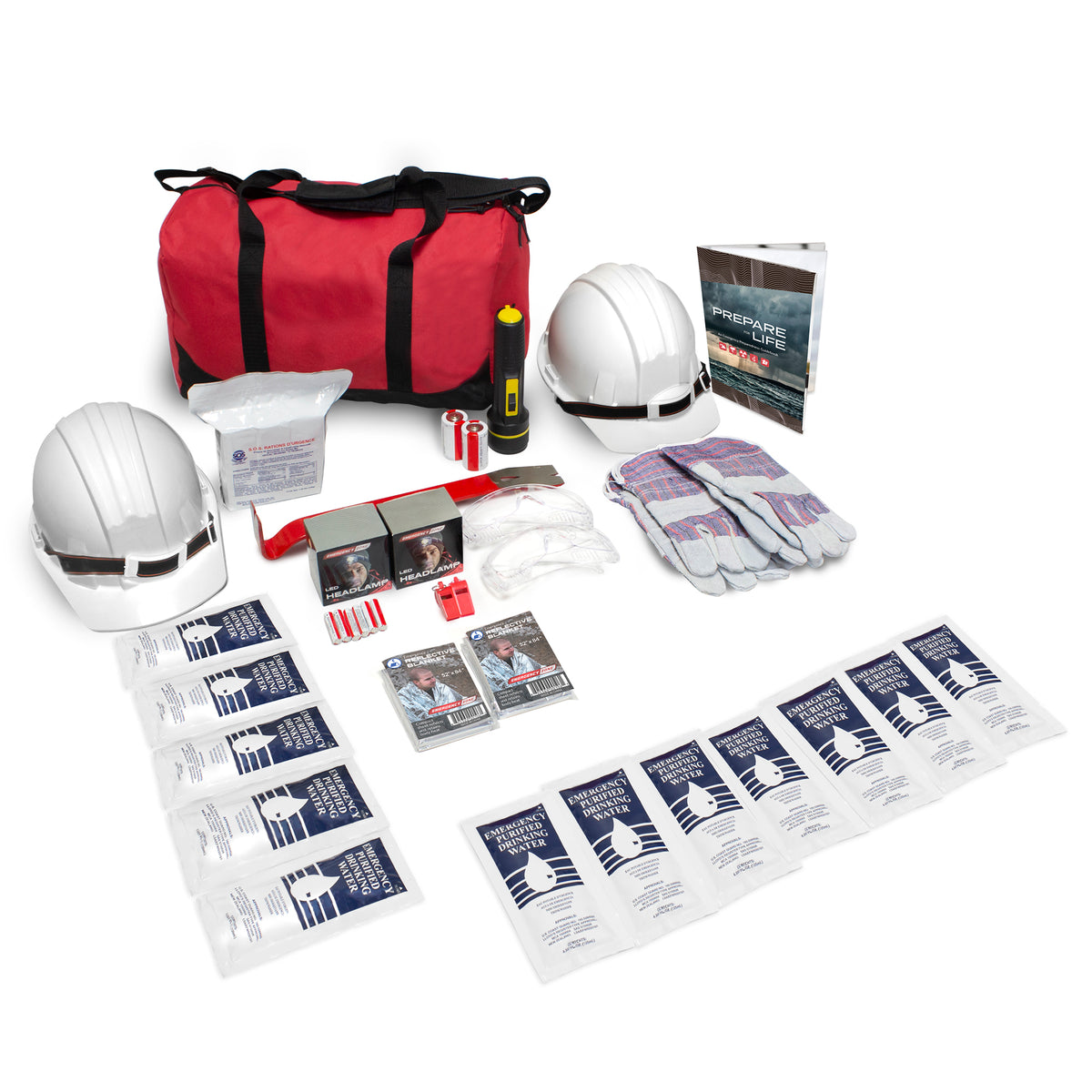 2 Person Basic Quake Pack - Great for Earthquakes and Evacuations ...