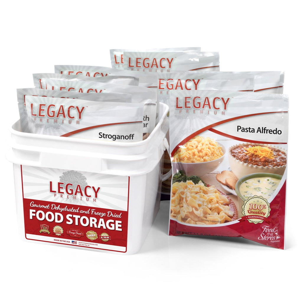 Legacy 120 Serving Breakfast Bucket Emergency Food Kit - Legacy Emergency  Food - Freeze Dried