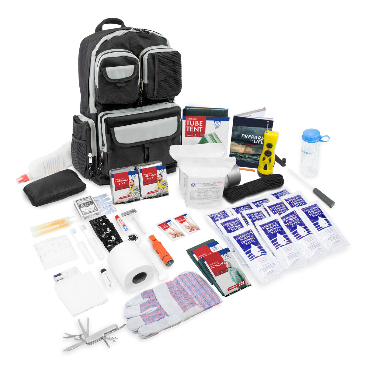 Urban Survival Bug-Out Bag - 2 Person Emergency 72 Hour Kit — Emergency Zone