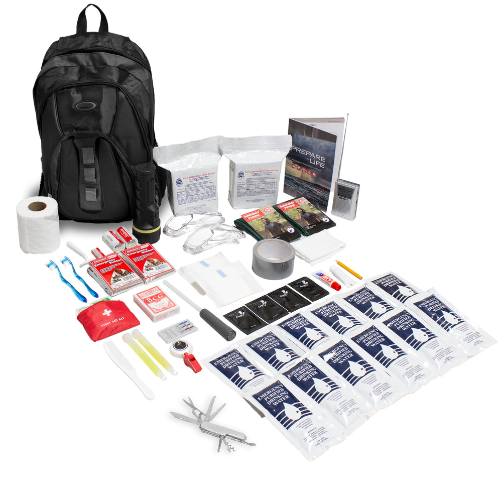 72 Hour Survival Backpack Kit - Bug Out Bag Survival Kits - Go Bag  Emergency Backpack Survival Kit - Earthquake Emergency Preparedness Kit  with Food 