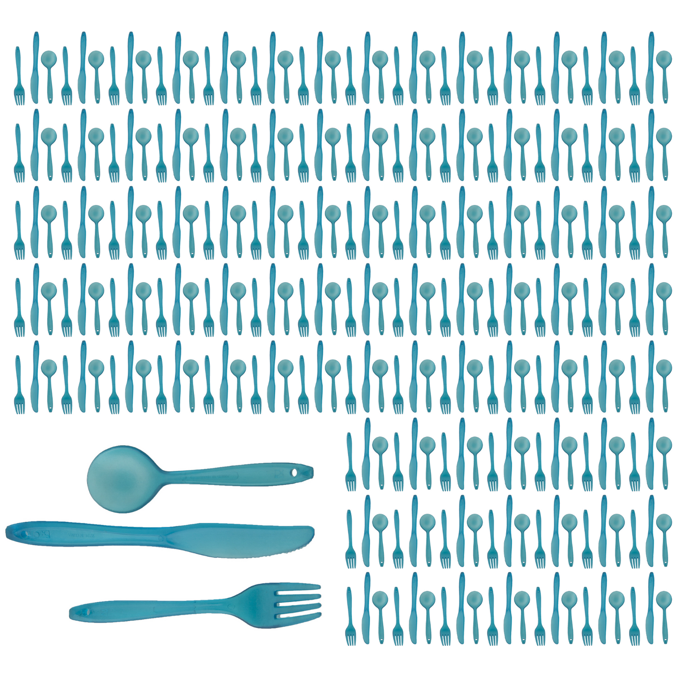 Lexan 3pc Utensil Set Indestructible, Ultralight, RustResistant