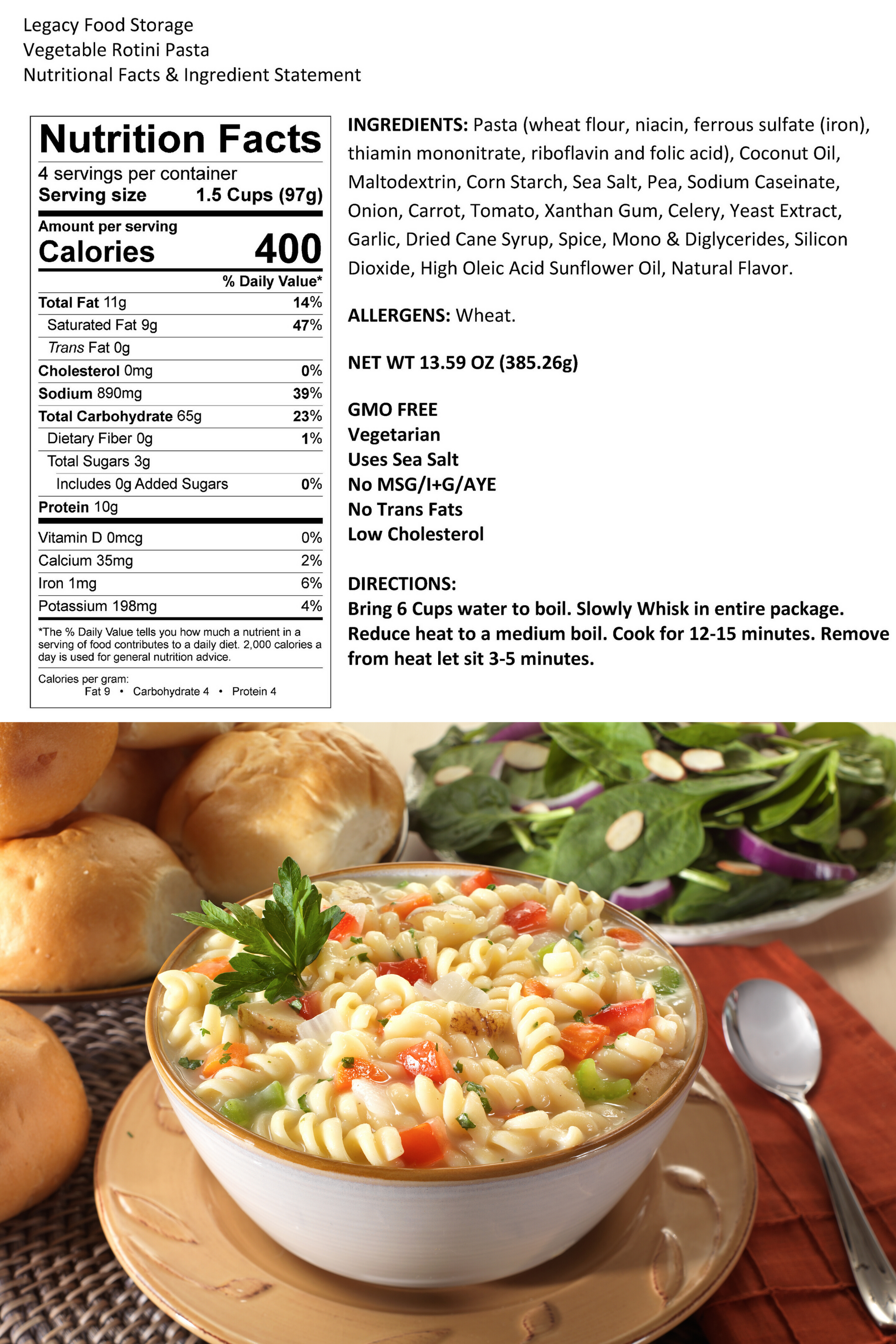 Legacy 183 Serving Freeze Dried Food Storage Mega Sample Pack ...