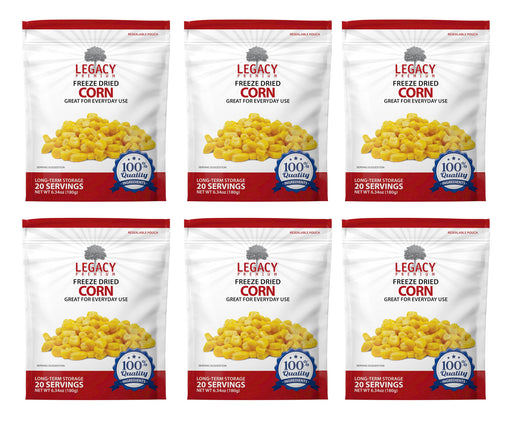Legacy Freeze Dried and Dehydrated Vegetables - Corn