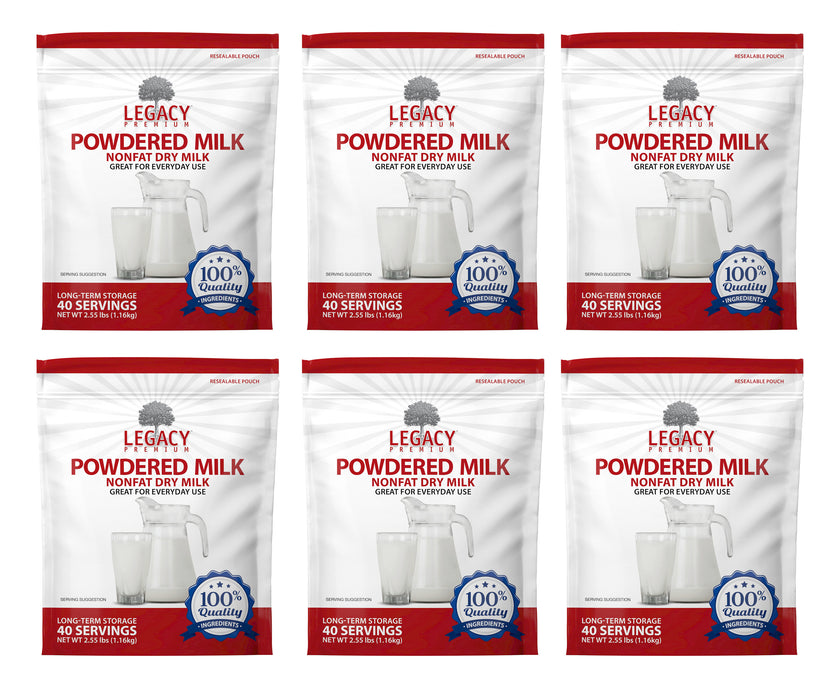 Legacy USDA Grade "A" Powdered Milk - Emergency Zone