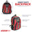 The Essentials Complete 72-Hour Kit - 2 Person: Black or Red Backpack - Emergency Zone
